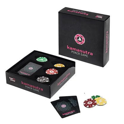 Tease & Please Kama Sutra Poker Couples Erotic Game on a white background