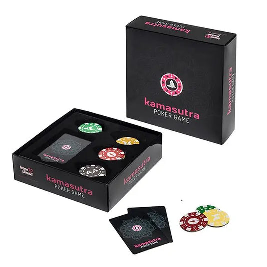 Tease & Please Kama Sutra Poker Couples Erotic Game on a white background