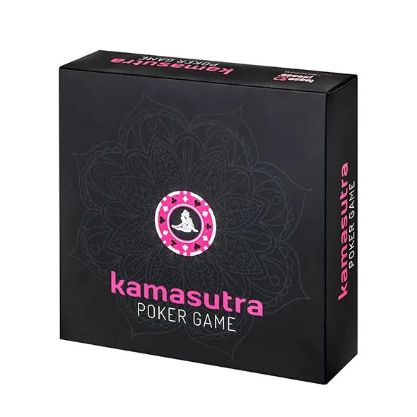 Tease & Please Kama Sutra Poker Couples Erotic Game packaging on a hite background