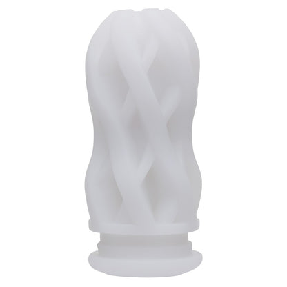 White silicone sleeve on a white background