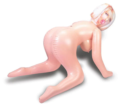 Tereza Barkley Doggy Style Inflatable Life Size Love Sex Doll Male Masturbator on a white background