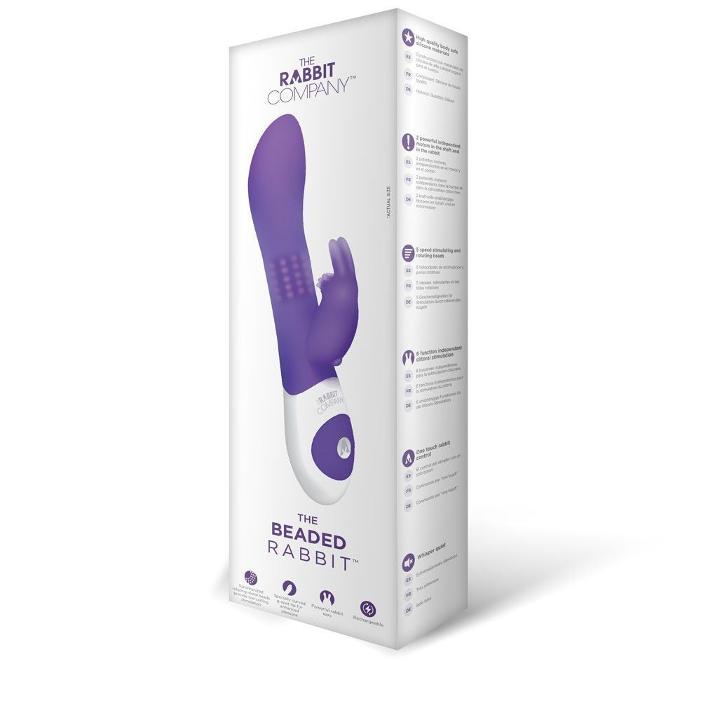Product packaging of 'The Beaded Rabbit' by The Rabbit Company on a white background