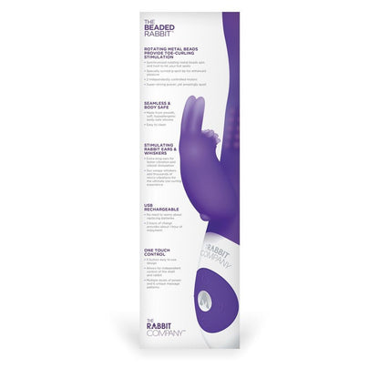 Product packaging for 'The Beaded Rabbit' by Rabbit Company on a white background