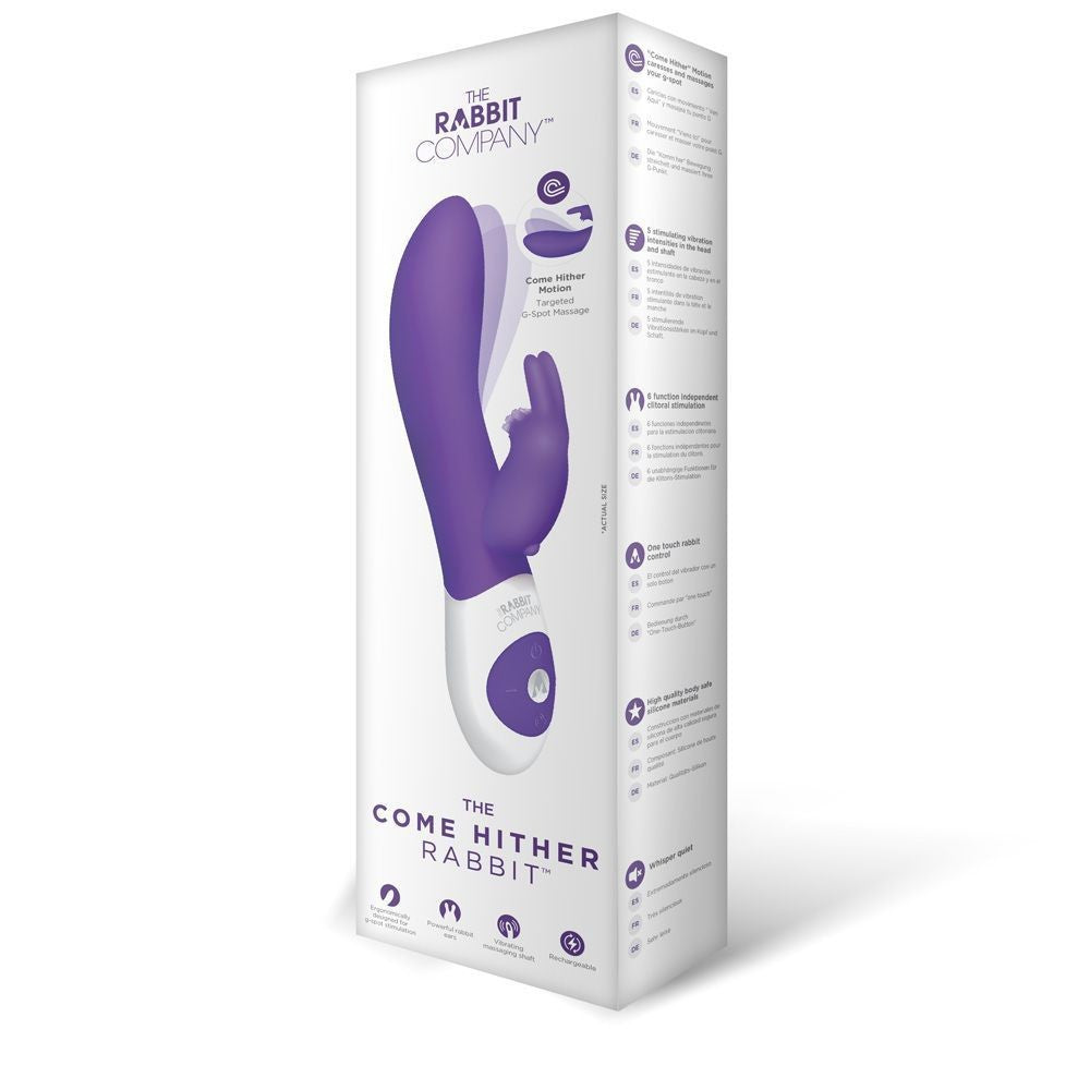 Box of 'The Come Hither Rabbit' product from The Rabbit Company on a white background