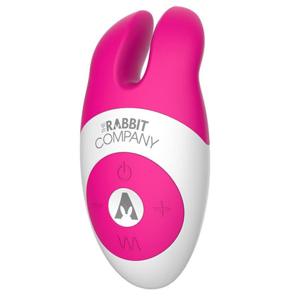 Pink and white device with 'The Rabbit Company' branding on a white background