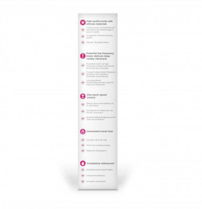 Product packaging with text on a white background