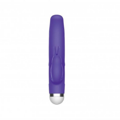Purple electronic device on a white background