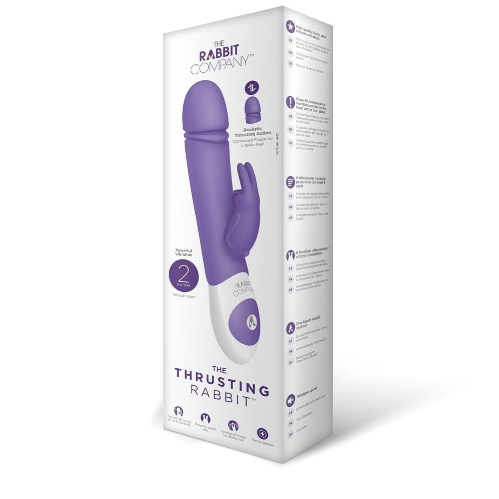 Box of 'The Thrusting Rabbit' product from The Rabbit Company on a white background