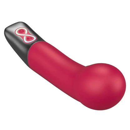 Titanz Bendable Silicone G-Spot Prostate Vibrator USB Rechargeable Pink Massager on a white background