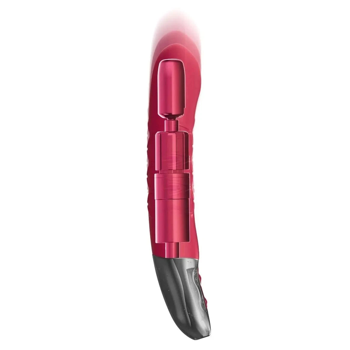 Titanz Thrusting Silicone G-Spot Anal Prostate Vibrator USB Rechargeable Massager Pink on a white background