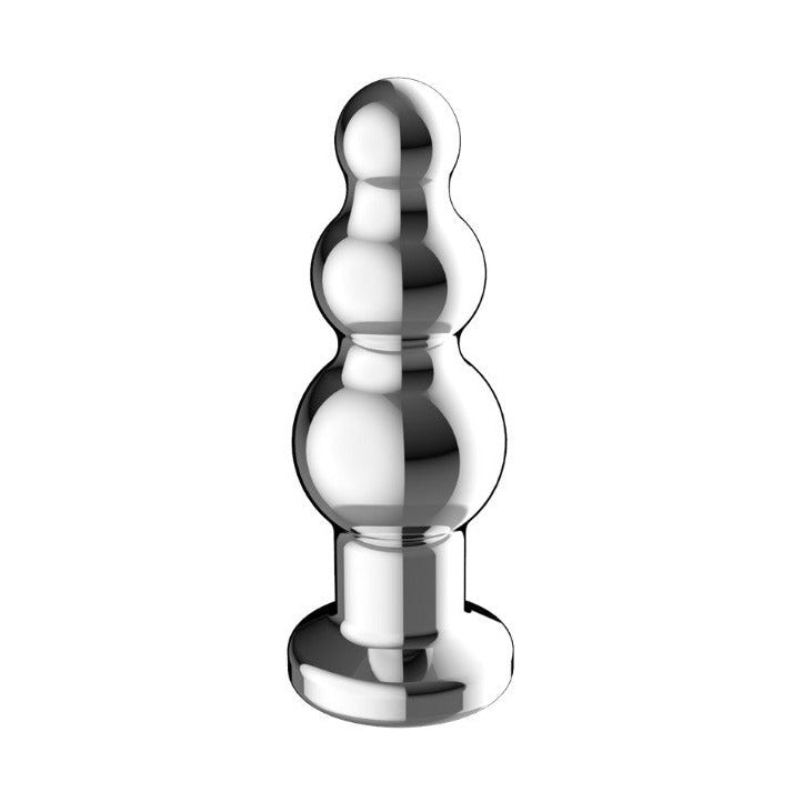 Toosh Remote Controlled Metal 10 Speed Vibrating Anal Beads Butt Plug P-Spot