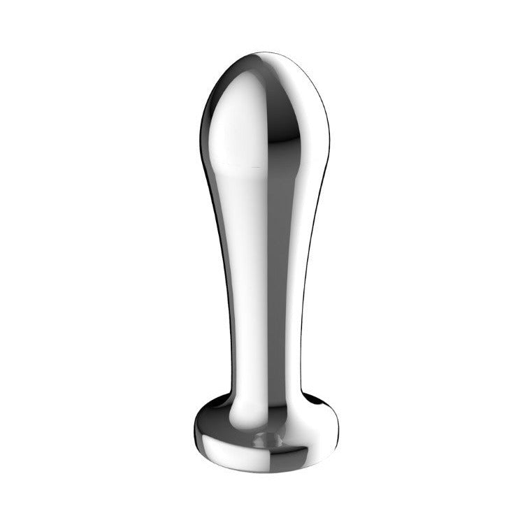 Toosh Remote Controlled Metal Smooth 10 Speed Vibrating Butt Anal Plug P-Spot