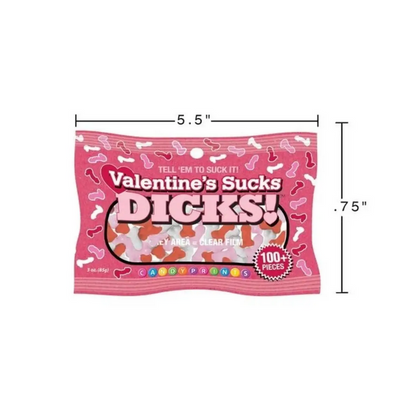Valentine's Sucks Dicks Penis Mints Novelty Edible Gift