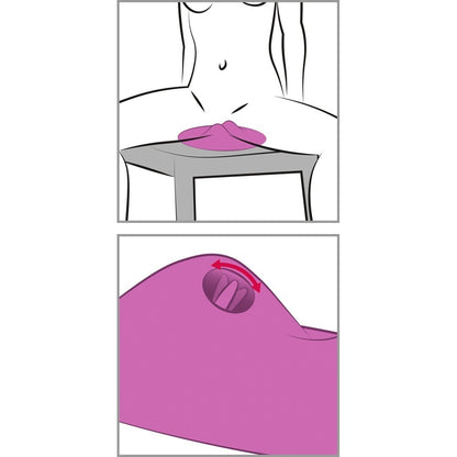 VibePad 2 Clitoral Licking Vibrating Pad Ride On Warming Cushion Vibrator Waterproof Massager