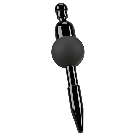 Vibrating Penis Plug Stretcher Urethral Sound BDSM Fetish Male Silicone