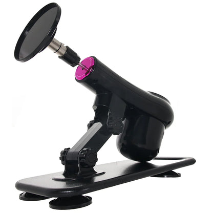 Black sex machine on a white background