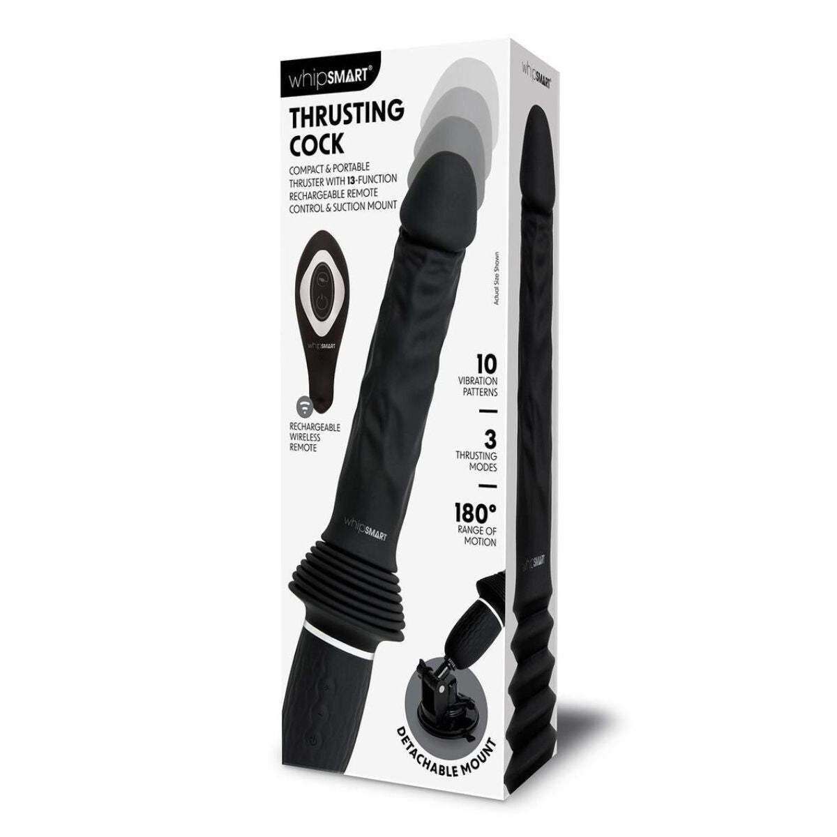 Boxed 'Thrusting Cock' product by WhipSmart on a white background