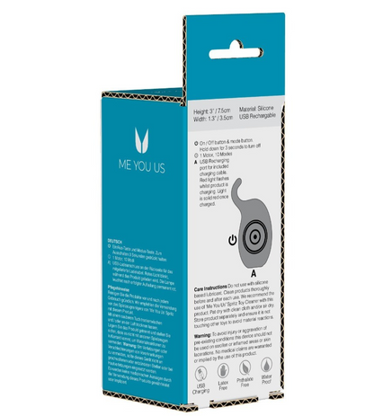 Product packaging with 'ME YOU US' branding on a white background