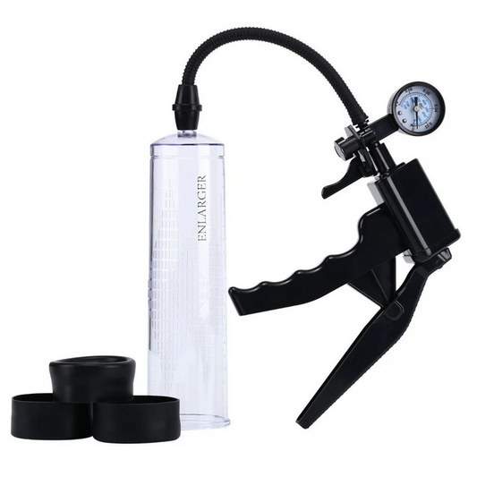 X Factor 22cm Penis Pump Male Erection Penis Enlargement Girth Length Enhancer on a white background