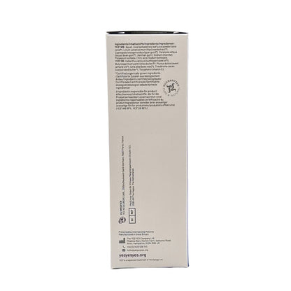 Product packaging with text and logos on a white background