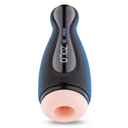 Black and blue device with 'Zolo' branding on a white background