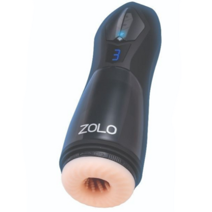 Black Zolo masturbator on a white background