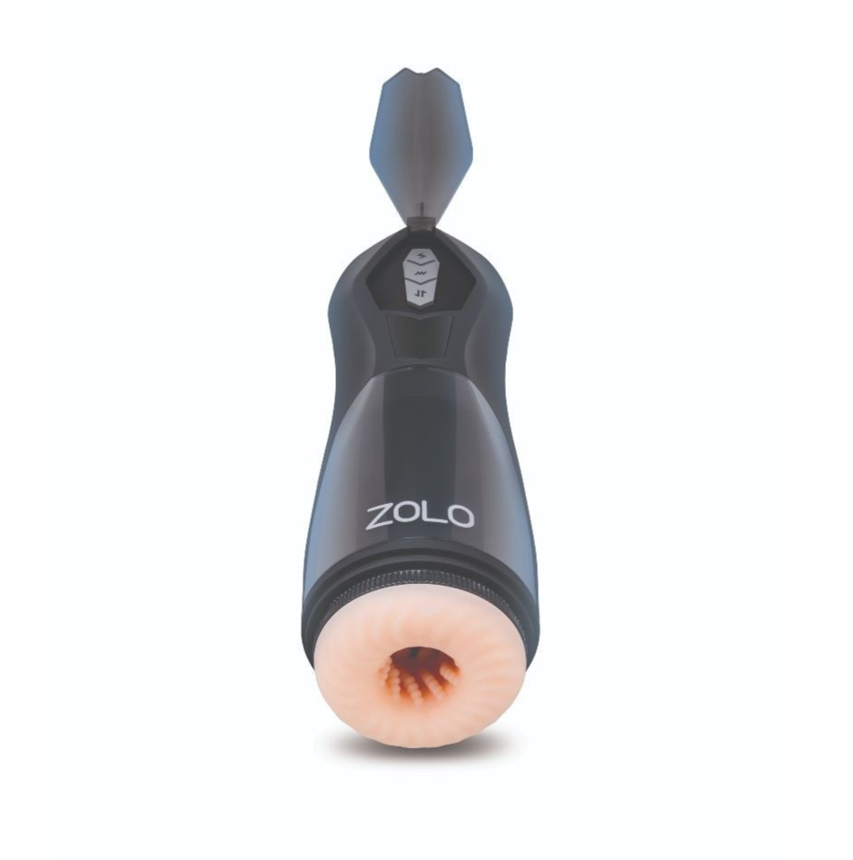 Zolo Lift Off One Touch Vibrating Thrusting Male Masturbator Realistic Auto Stroker