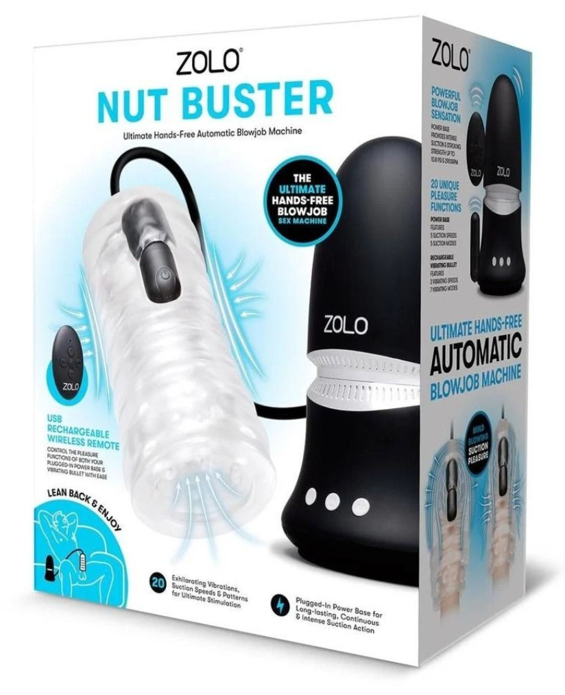 Zolo Nut Buster packaging with product image and branding on a white background