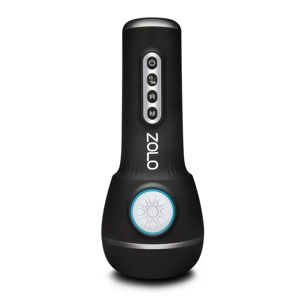 Black handheld device with ZOLO branding on a white background