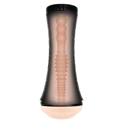 Zolo Stroke Off Deepthroat BJ Realistic Blowjob Masturbator Mouth Fleshlight casing on a white background