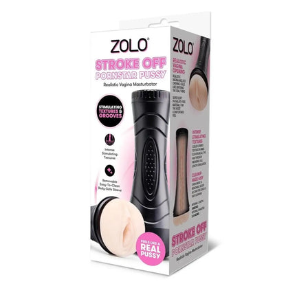 Zolo Stroke Off Pornstar Pussy product packaging on a white background