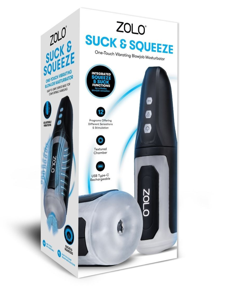 Zolo Suck & Squeeze product packaging on a white background