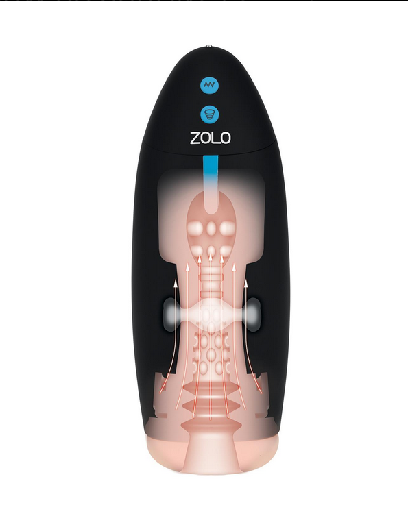 Zolo electronic device with digital display on a white background