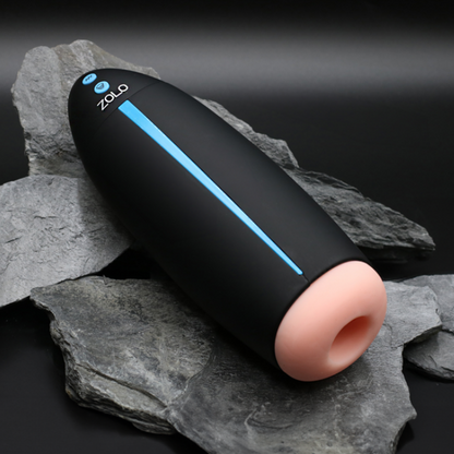 Zolo Supersucker Full Shaft Vibrating Suction Masturbator Realistic Stroker
