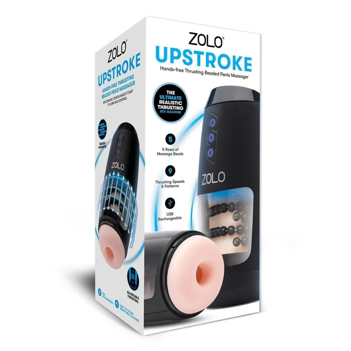 Zolo Upstroke product packaging on a white background