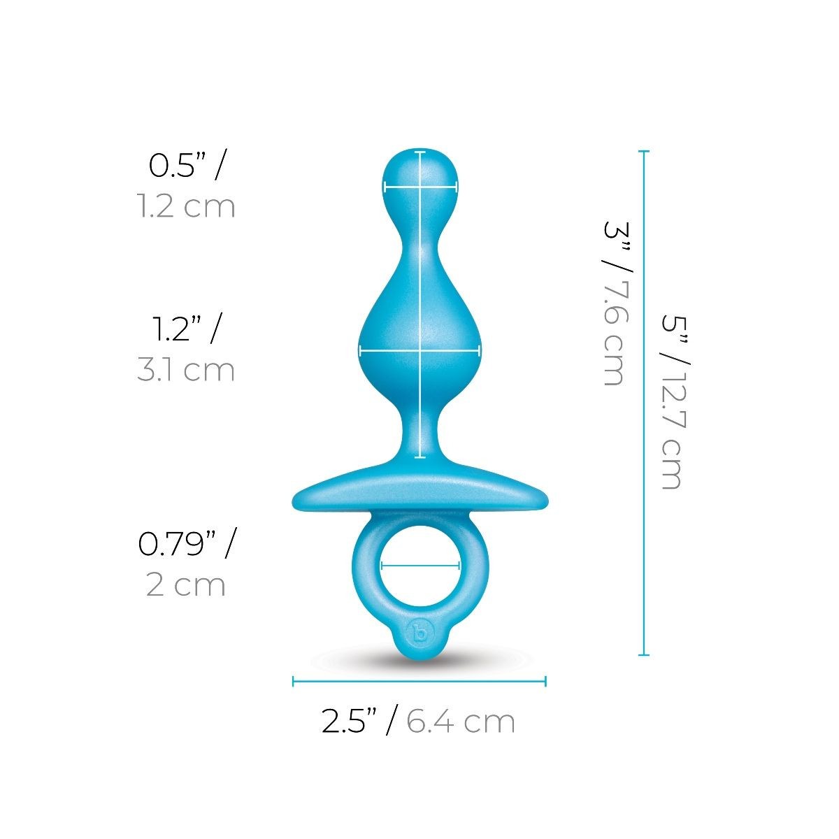 b-Vibe Butties Pop Beaded Anal Butt Plug Dildo Prostate Massager Silicone
