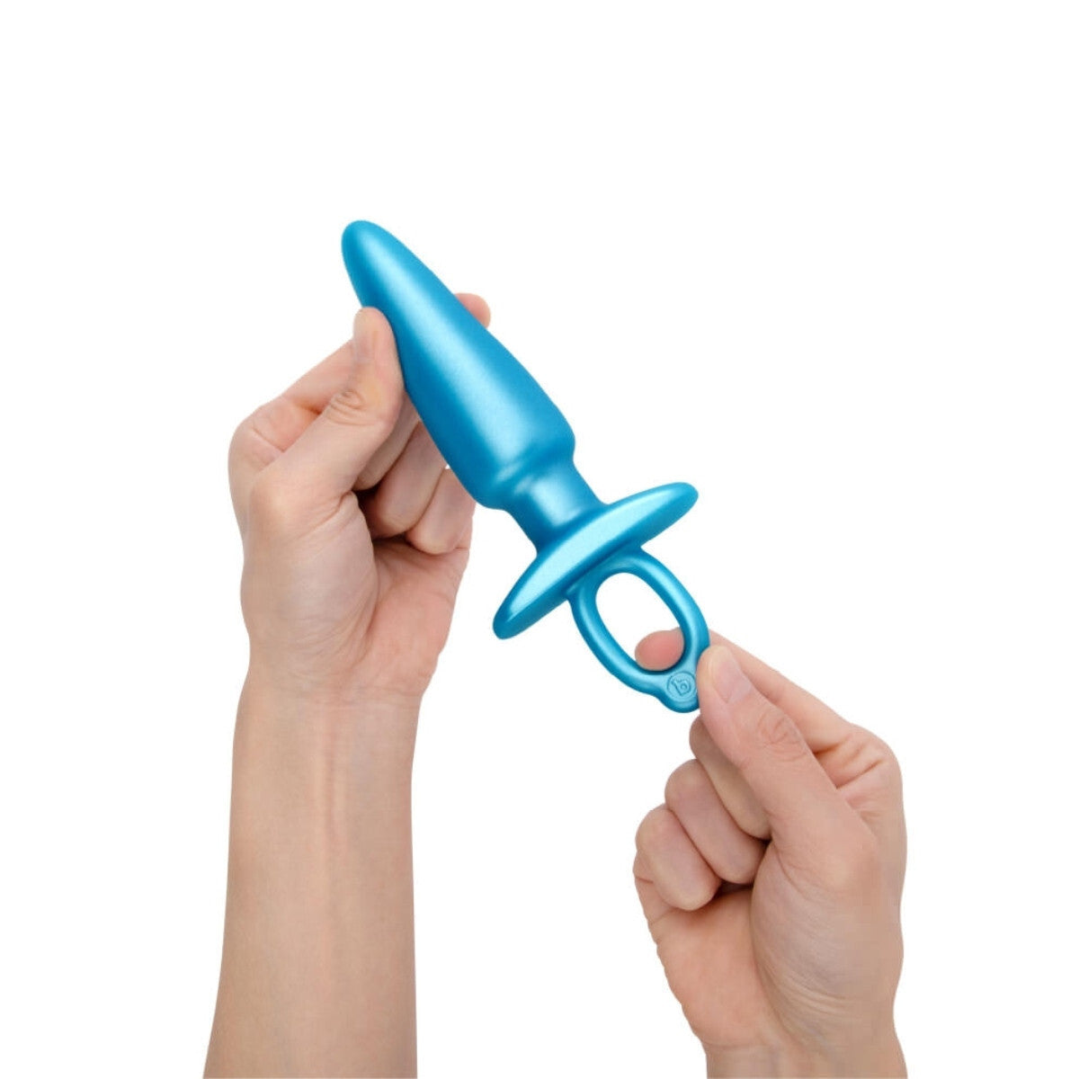 b-Vibe Butties Sleek Anal Butt Plug Blue Prostate Massager Silicone Waterproof