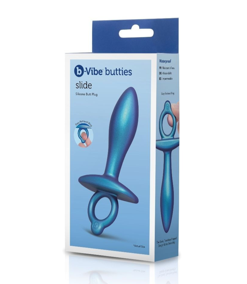 B-Vibe Butties slide packaging on a white background