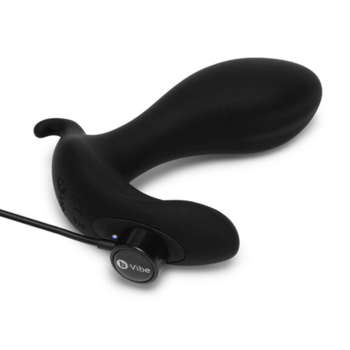 Black silicone vibe with 'Vibe' branding on a white background