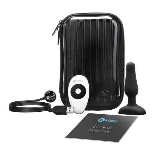 b-Vibe Novice Remote Couples Vibrator Anal Butt Plug Prostate Massager Silicone