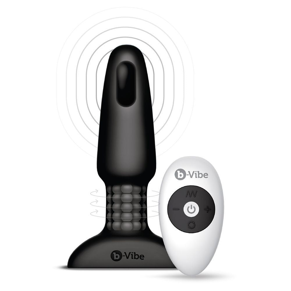 b-Vibe Rimming 2 Remote Vibrator Anal Butt Plug Prostate Massager Silicone Vibe