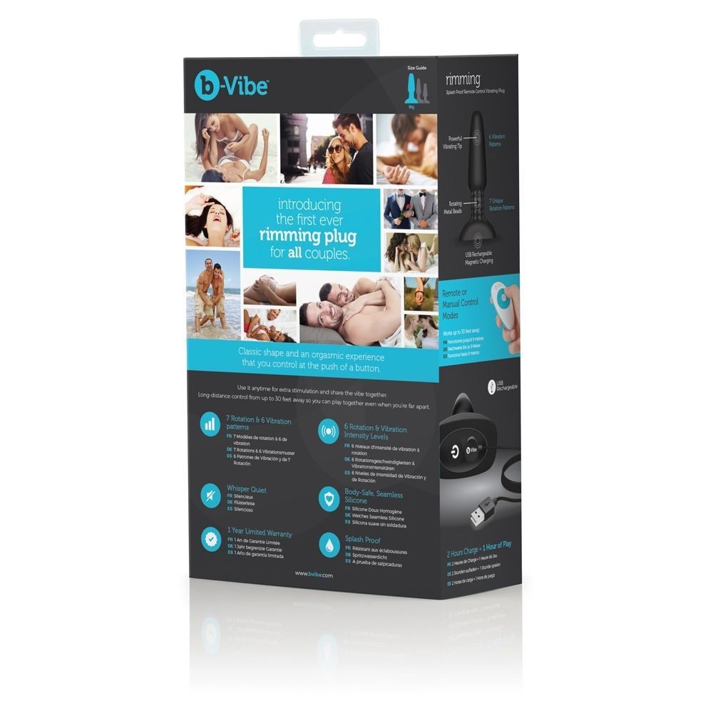 B-Vibe product packaging on a white background