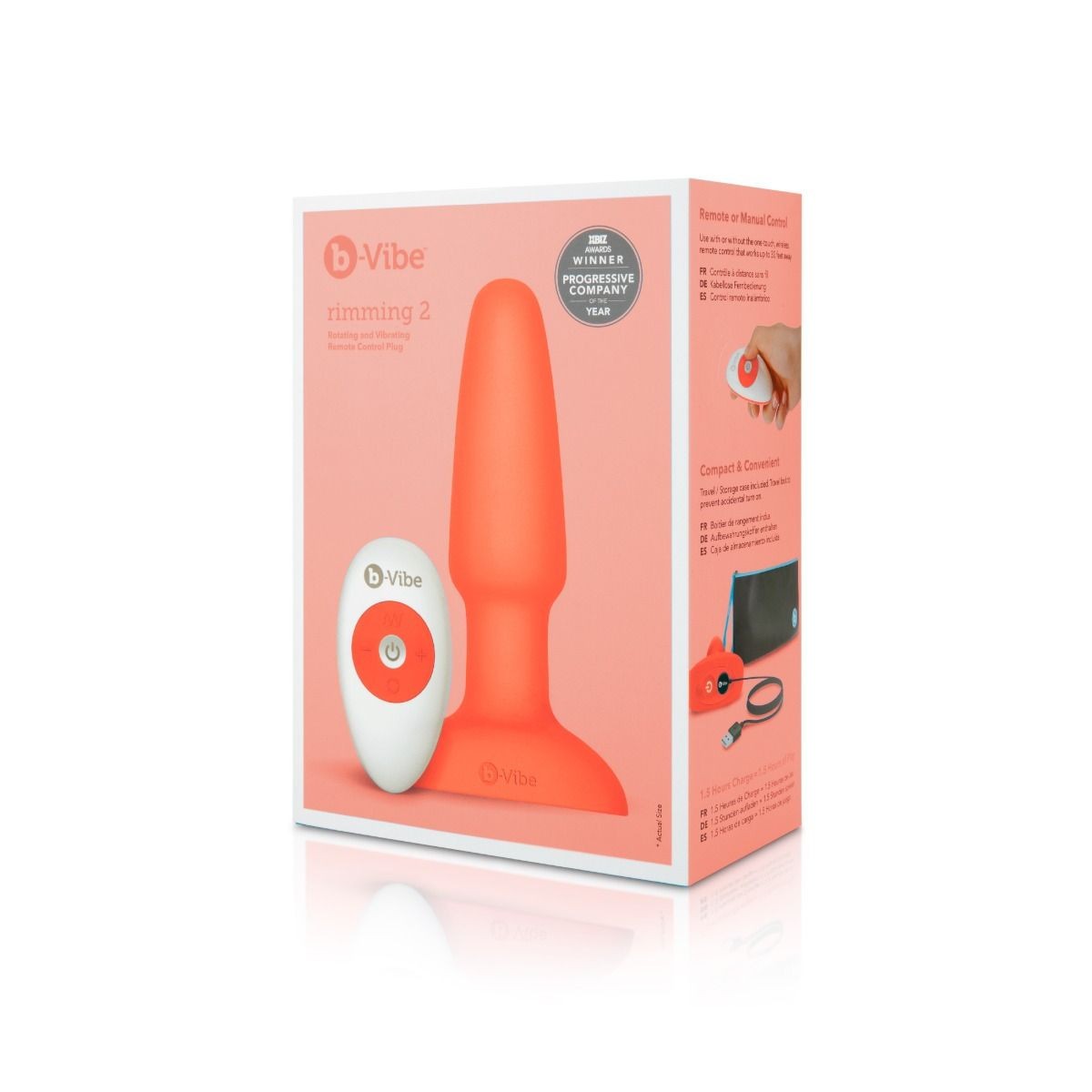B-Vibe product packaging on a white background
