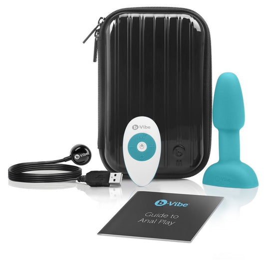 b-Vibe Rimming Petite Remote Vibrating Anal Butt Plug Prostate Silicone Massager