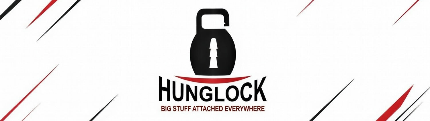 Hunglock sex toys logo on a white background