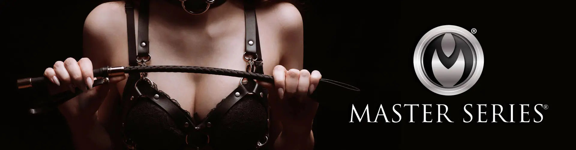 Person holding a crop with 'Master Series' logo in the corner