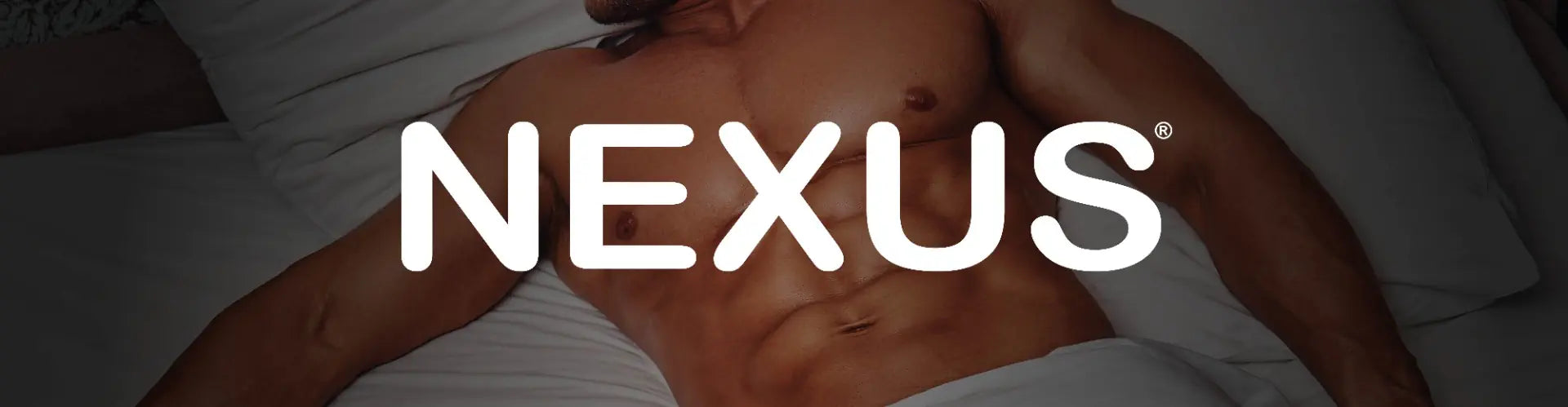 Person lying on a bed with 'Nexus' logo overlay