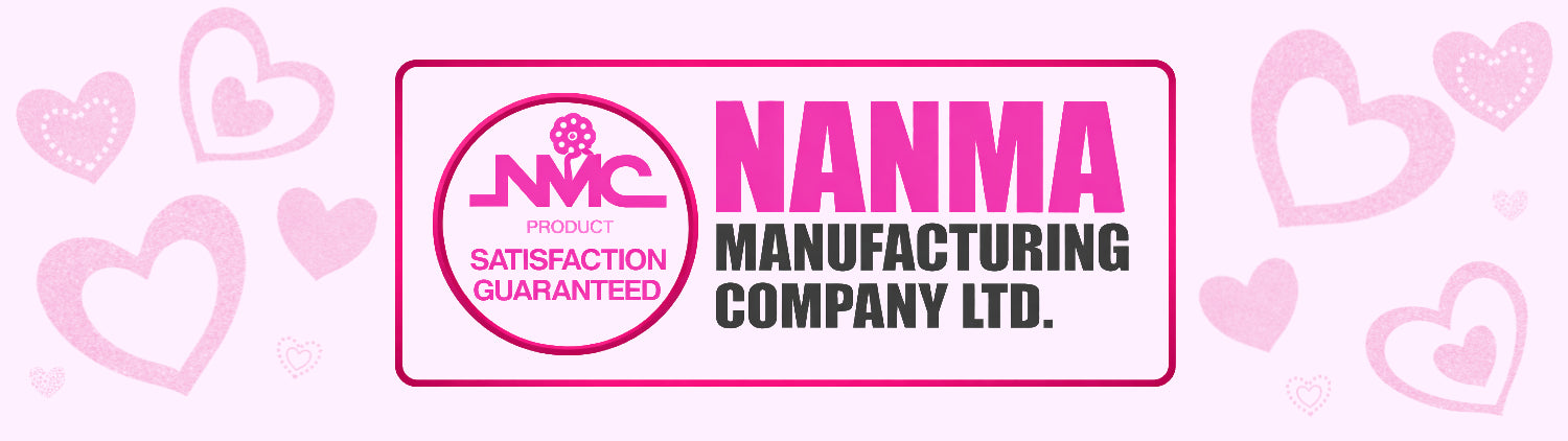 Nanma Sex Toy Manufacturing Company Ltd. logo on a pink background