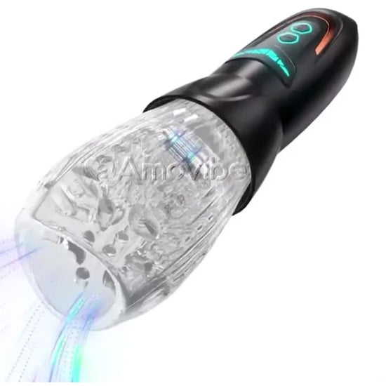 Amovibe Dragon Pro Rotating Vibrating & Thrusting Male Masturbator Auto Stroker Video
