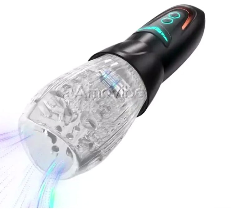 Amovibe Dragon Pro Rotating Vibrating & Thrusting Male Masturbator Auto Stroker Video